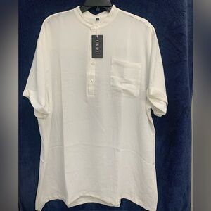 Ladies NWT White Casual Shirt 2X